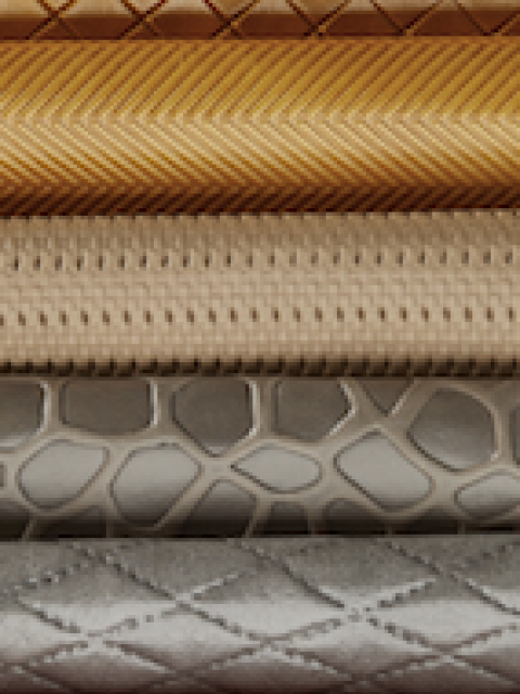 Embossed (of geprint) leder